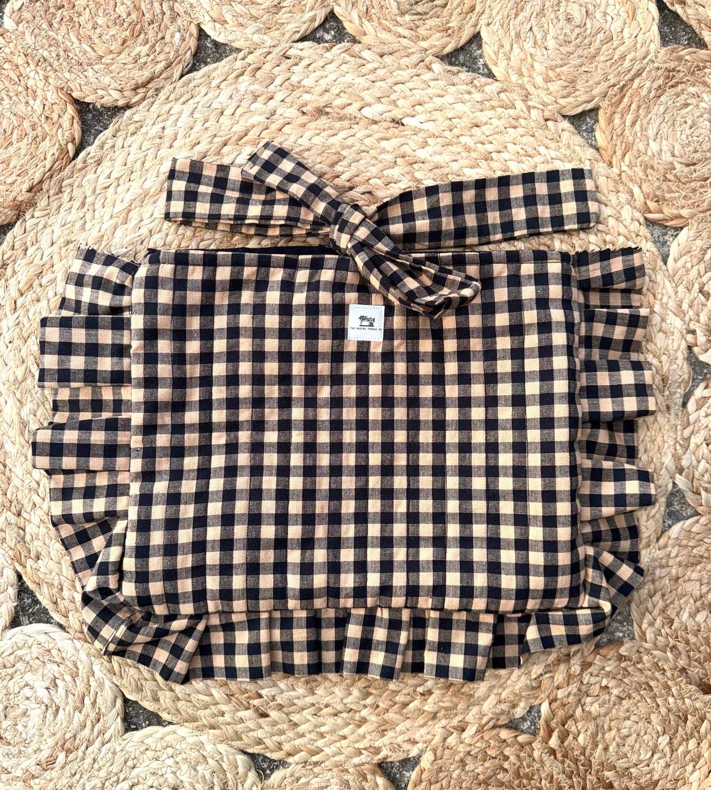 Brown & Black Gingham Bible Sleeve
