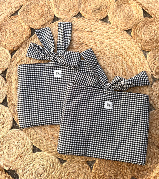 Black & White Gingham Bible Sleeve